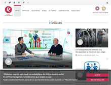 Tablet Screenshot of canalextremadura.es